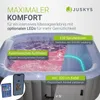 Juskys® Whirlpool SpaLuxe inkl. LED-Beleuchtung Grau/Blau - Produktbild-Vorschau 6