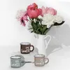 Set di 6 tazze da espresso in Vetroceramica moderna marrone Anteprima dell’immagine prodotto 6