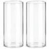 2 x Glaszylinder ohne Boden H:20cm Ø10cm Windlicht Produktbild-Vorschau 1