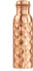 Kupferflasche, 800 ml Diamant-Design, gehämmert Produktbild-Vorschau 1