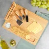 Vilde | Käsebrett Set - 5-teilig - Bambus - mit Messern - Produktbild-Vorschau 5