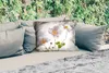 MuchoWow® Outdoor Kissen - Blumen - Stillleben - Ölfarbe - Produktbild-Vorschau 2