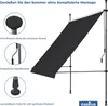 osoltus Balkon Klemmmarkise 250 x 130cm Balkonmarkise Produktbild-Vorschau 3