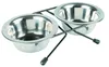 Trixie Nerez stojánek + 2 misky 0,75l/15cm Náhled obrázku produktu 2