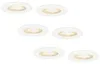 hoftronic LED Einbaustrahler Nola 5W 450lm 2700K IP65 Weiß Produktbild-Vorschau 1