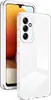 A clear plastic phone case is shown on a white background, with a Samsung Galaxy S23 FE phone inside. Produktbild-Vorschau
