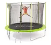 Trampolino CROSS con rete e scala, verde-nero, Anteprima dell’immagine prodotto 4