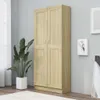 vidaXL Bücherschrank Sonoma-Eiche 82,5x30,5x185,5 cm Produktbild-Vorschau 2