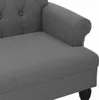 vidaXL Bank mit Rückenlehne Dunkelgrau 120 x 62 x 75,5 cm Produktbild-Vorschau 9
