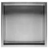 Rea Badezimmerregal 01 30X30X10 Brush Steel Produktbild-Vorschau 5
