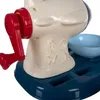 A close-up view of a toy kitchen appliance with a red handle and a blue bowl. Anteprima dell’immagine prodotto