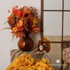 Künstlicher herbststrauß james orange h55cm  - Atmosphera Produktbild-Vorschau 2