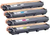 A stack of four toner cartridges for a printer. Produktbild-Vorschau