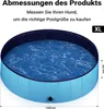 Fudajo Hundepool 120 x 30 cm rutschfestes Produktbild-Vorschau 4