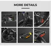 A collage of close-up images showcasing different features of an electric bicycle. Produktbild-Vorschau