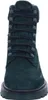 A front view of a green lace-up boot. Produktbild-Vorschau