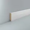 Sockelleiste MDF 13 x 58 Weiß RAL 9016 Foliert Fußleiste Produktbild-Vorschau 2