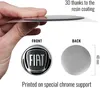 Fiat 3D Aufkleber 1 Schwarz Logo, Größe 48 mm Produktbild-Vorschau 3
