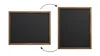Lavagna nera da gesso in cornice di legno 100x80 cm Anteprima dell’immagine prodotto 6