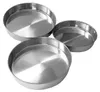 IMEX MIC Edelstahl rundes Backblech Tepsi 28cm/32cm/36cm Produktbild-Vorschau 2