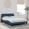 vidaXL Struttura letto con testiera "Dover" blu 120x200 cm Anteprima dell’immagine prodotto 2