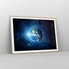 Gerahmtes Poster - Rahmen in heller Eiche - Erde Universum Produktbild-Vorschau 8
