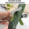 3x Sparschäler Edelstahl, Doppelklinge Gemüseschäler für Produktbild-Vorschau 4