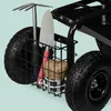 Relaxdays fahrbarer Gartensitz, höhenverstellbar, 150 kg, Produktbild-Vorschau 8