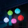 LED Lampion - kaltweiße LED - D: 20cm - Montagehaken - Produktbild-Vorschau 3