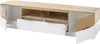TV-Lowboard Dubai | weiß matt / Eiche massiv Produktbild-Vorschau 4