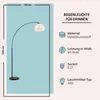 Höhenverstellbare Bogenlampe - 1,66 m Höhe, Ø 27 cm Produktbild-Vorschau 3