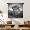 MuchoWow® Wandteppich Wandbehang Scottish Hochlandrind - Produktbild-Vorschau 6