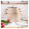 sada 6 mramorových květináčů 64484 Náhled obrázku produktu 2