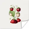MuchoWow® Poster Erdbeeren - Pflanze - Frucht 50x50 cm - Produktbild-Vorschau 1
