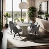 Chaise pivotante avec accoudoirs Snug en velours, Voir les images du produit 9