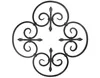 Schmiedeeisen Ornament 59X59Cm Gitter Für Tore Zäune Produktbild-Vorschau 2