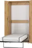 A wall bed is shown in its open state, with the mattress extended. Anteprima dell’immagine prodotto