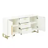 Merax Kommode Sideboard, mit 2 Türen & 3 Schubladen, Produktbild-Vorschau 9