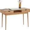 Schreibtisch STEFANO braun - Bürotisch mit 2 Schubladen und Produktbild-Vorschau 2