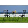 Avestar 3-teiliges Bistroset aus Aluminiumguss, Gartenmöbel Produktbild-Vorschau 2
