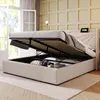 Letto imbottito Flieks 180x200cm con USB e Type-C, letto a Anteprima dell’immagine prodotto 3
