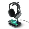 Satechi 2in1 Headphone Stand with Wireless Charger Space Produktbild-Vorschau 10