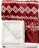 Textino Wohndecke Carol 150x200 cm Rot Geometric Produktbild-Vorschau 2