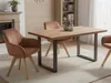 SEBA Drehstuhl Gail 180° cognac Holzfuß Buche, 2er SET Produktbild-Vorschau 2