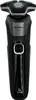 A black electric shaver is shown against a white background. Náhled obrázku produktu