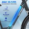 HITWAY BK32 E-Bike 26" x 2,35 Reifen Elektrofahrrad, 36V Produktbild-Vorschau 5