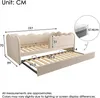 Flieks Polsterbett 90x190cm mit Ausziehbett, Kinderbett Produktbild-Vorschau 7