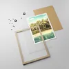 Gerahmtes Poster - Rahmen in heller Eiche - Natur Strand Produktbild-Vorschau 4