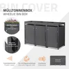 ML-Design Mülltonnenbox 3er mit Pflanzdach für 3 Produktbild-Vorschau 2