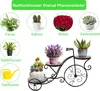 Mosaik Blumenständer, Blumentreppe Metall in Fahrrad Form, Produktbild-Vorschau 4